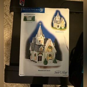 Department 56 Meadowbrook Church ~The Original Snow Village